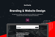 Dev Charity XD UI Template, a Landing Page Template by litoondev (Thumbnail 2 of 2)