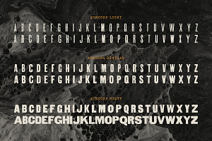 Aurochs: Letterpress Type Family