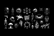 Darkness Monochrome Textures, an Object Graphic by SergeyBitos (Thumbnail 12 of 12)