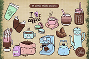 Coffee Time - Colored Set, a Food Illustration by shielscreations (Thumbnail 2 of 4)