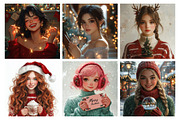 Christmas Girl Background, a Photo by RobertsArt (Thumbnail 4 of 5)
