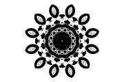 Black and White Mandala Patterns Set, a Decorative Illustration by NJ Himel (Thumbnail 19 of 101)