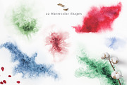 100 Hand Drawn Elements -Floral-, a Decorative Illustration by Michael Rayback Design (Thumbnail 10 of 18)
