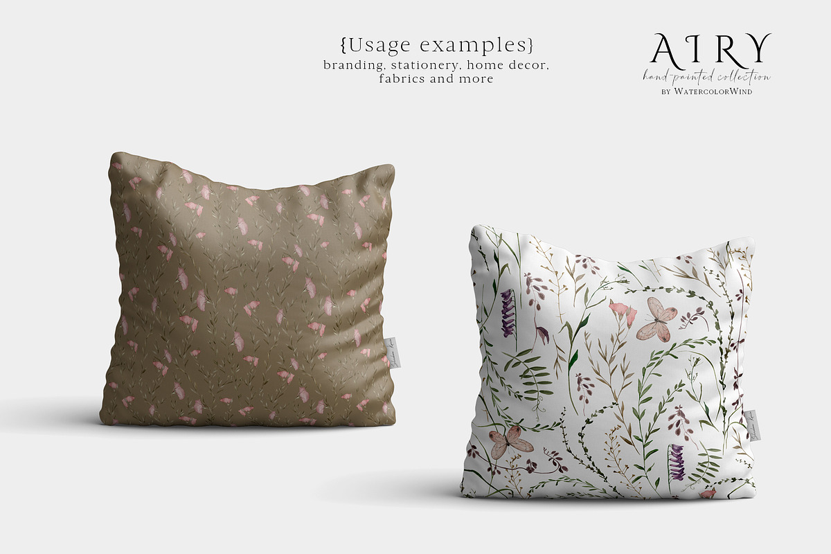 Delicate airy wildflowers clipart, an Illustration by Ksenia Shmakova (Photo 7 of 12)