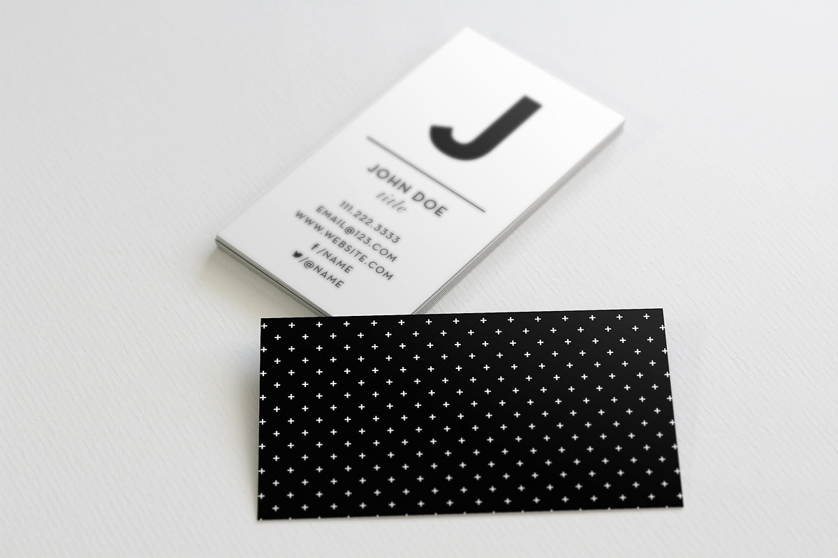 The Initial - Business Card Template, a Business Card Template by xxDeadPixels (Photo 5 of 7)