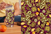Magic Frogs Line Art Patterns, a Pattern Graphic by ilonitta (Thumbnail 5 of 13)