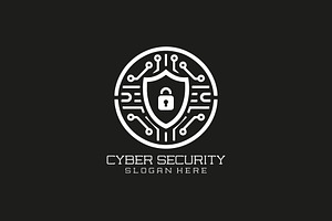 Cyber Security Logo, a Branding & Logo Template by Vectorium Studio