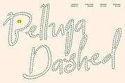 CS Belluga Dashed, a Handwritten Font by Craft Supply Co. (Thumbnail 1 of 8)