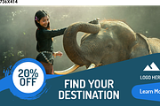 Travelize - Travel Related Banner/Ad, a Templates & Theme by Saif71 - Shop (Thumbnail 2 of 4)