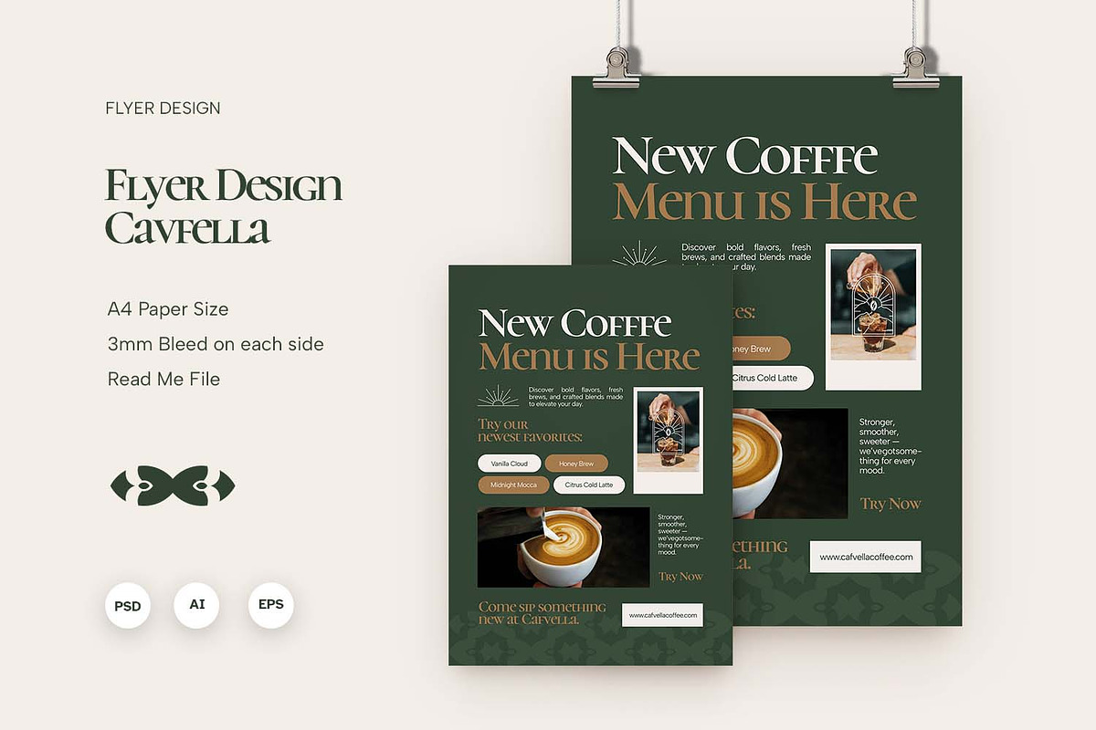 Cafvella - Flyer, a Flyer Template by Fannan Studio (Photo 2 of 3)