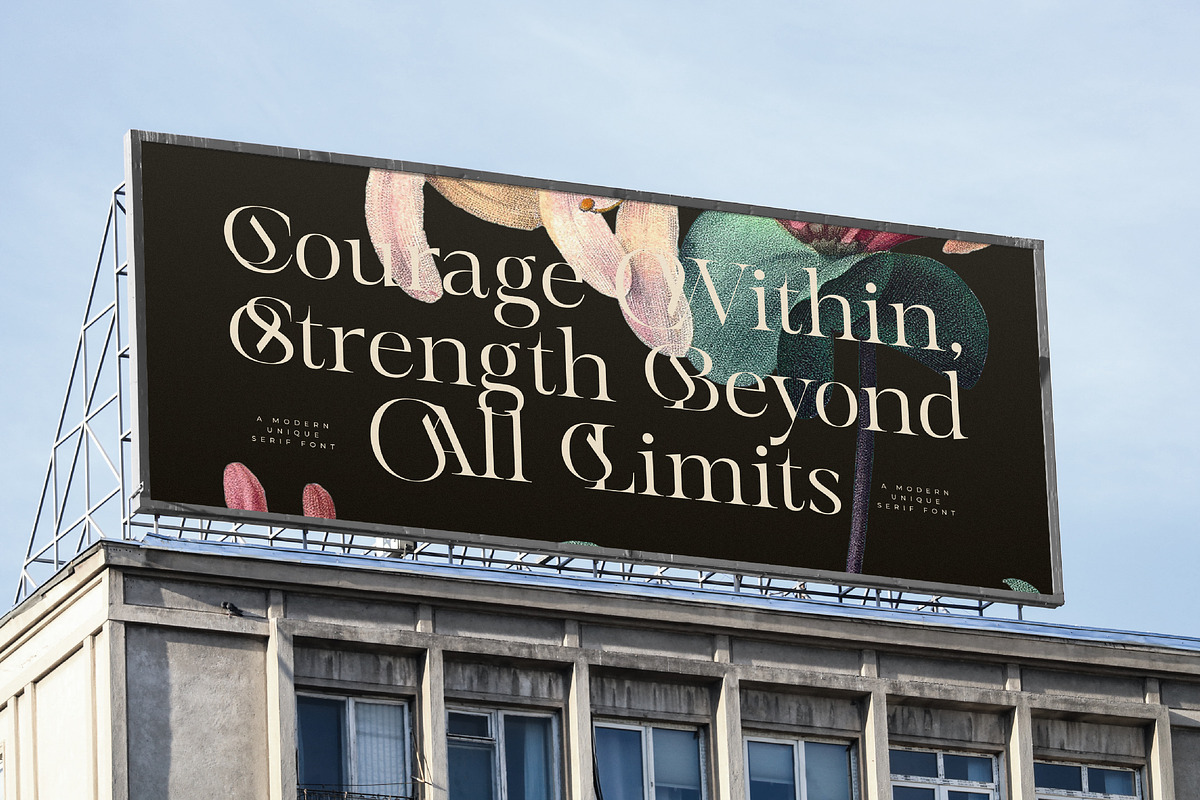 Mevara - Elegant Serif with Flourish, a Serif Font by Glyphofik x GudPap (Photo 4 of 15)