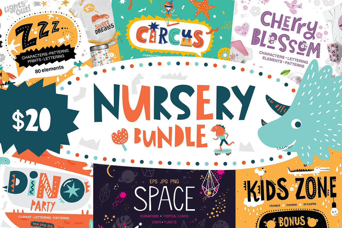 Nursery Bundle. 77% OFF, an Animal Illustration by Maru_art (Photo 1 of 16)