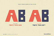 Tony's Trees - A Fun Forest Font!, a Sans Serif Font by Komet & Flicker (Thumbnail 12 of 14)