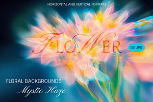 Mystic Haze: Floral Blur Backgrounds, a Background Graphic by Anzhelika