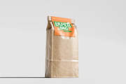 Long Paper Bag Mockup, a Packaging Mockup by HanaSaka_Studio (Thumbnail 2 of 5)