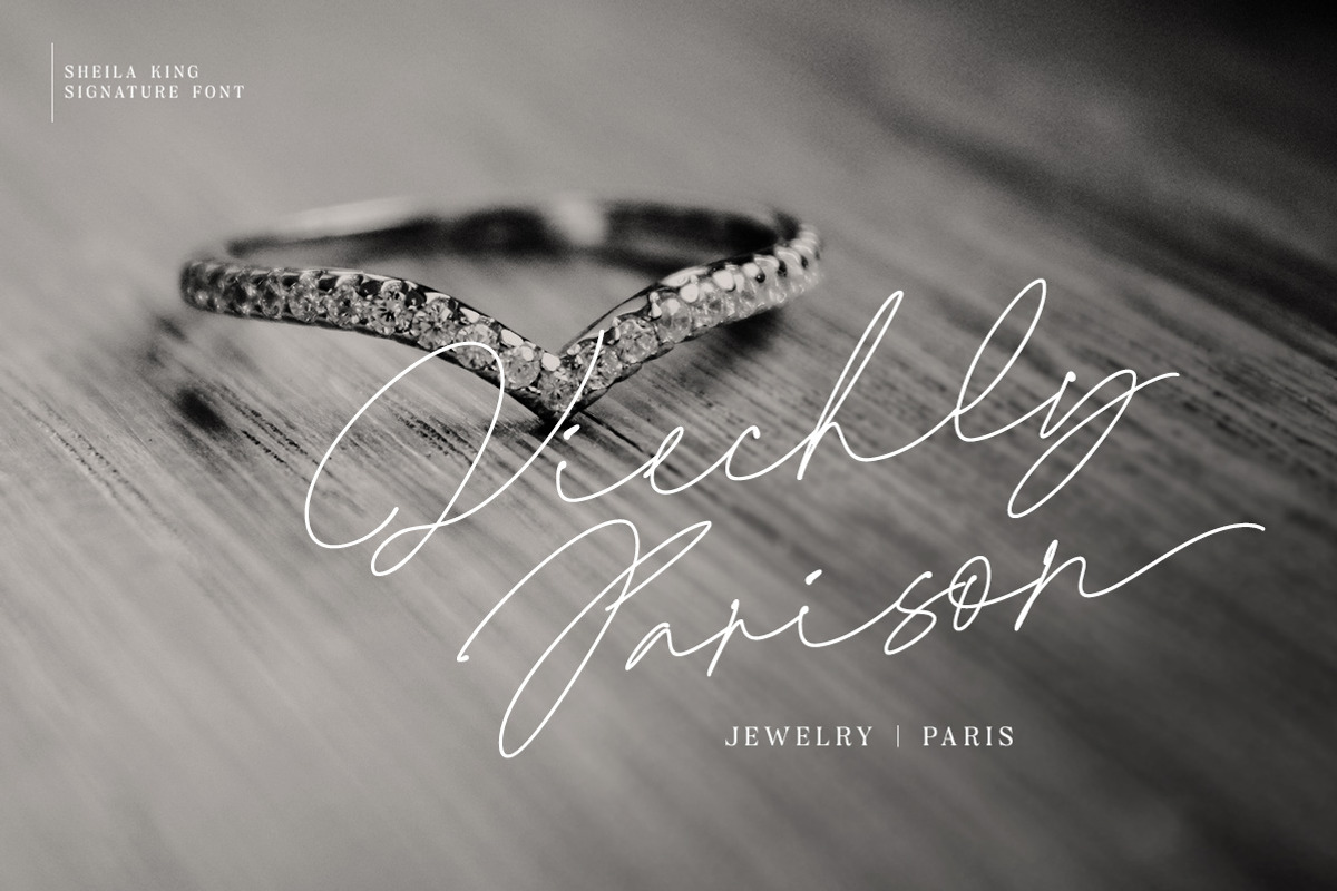 Sheila King - Signature Script, a Script Font by Letterhend Studio (Photo 8 of 9)