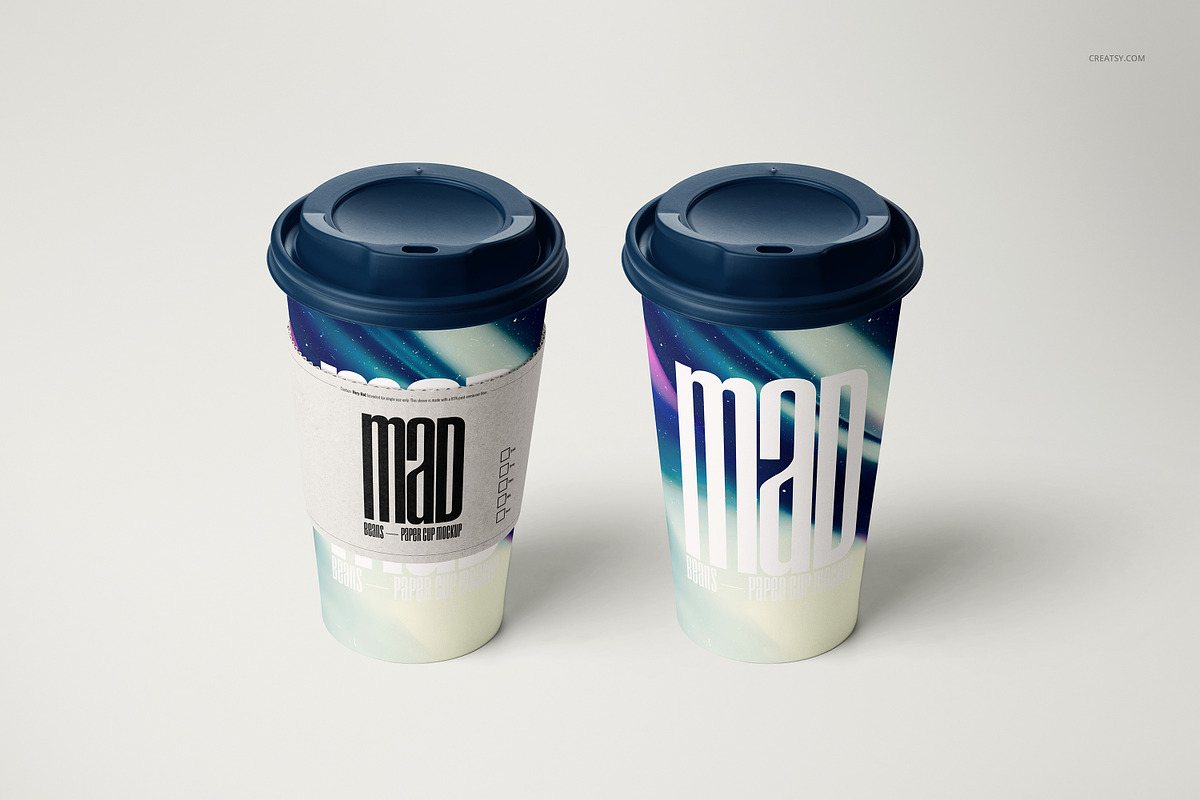 Paper Coffee Cup Mockup Set, a Cups & Container Mockup by creatsy5 (Photo 6 of 8)