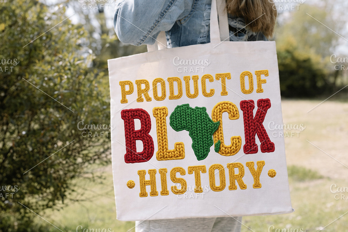 Crochet Product of Black History PNG, an Illustration by Canvas Craft (Photo 3 of 6)