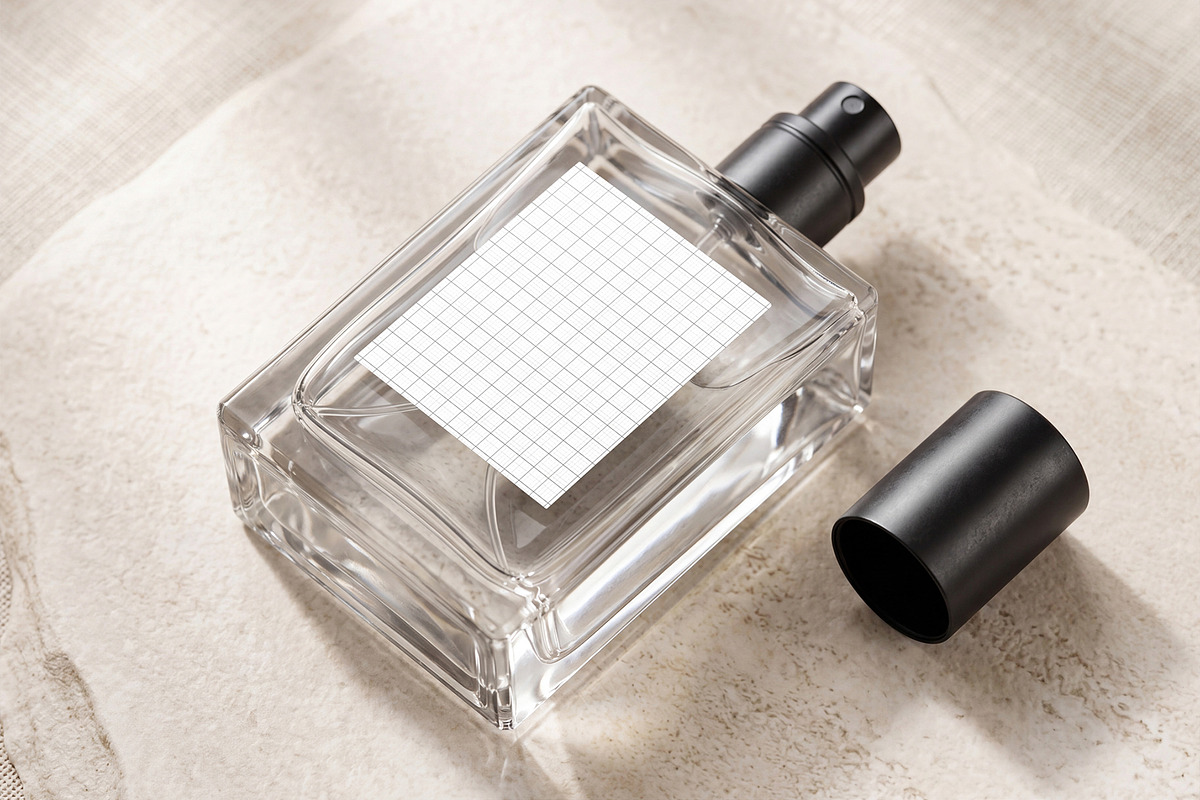Luxury Perfume Bottle Mockup, a Packaging Mockup by graphypix (Photo 4 of 4)