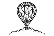 Hot Air Balloon Silhouette Bundle, an Object Illustration by Gaye Art (Thumbnail 10 of 31)