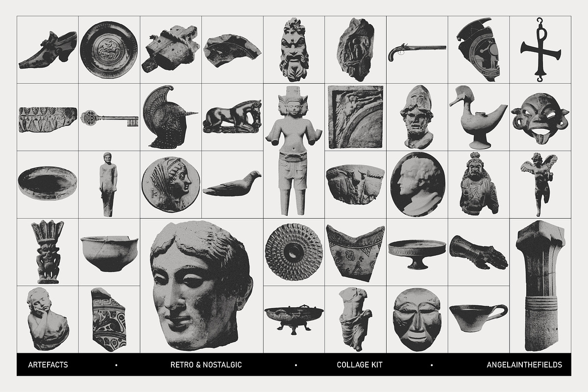 ARTEFACTS Academia Collage Kit, an Object Graphic by angelainthefields (Photo 7 of 12)
