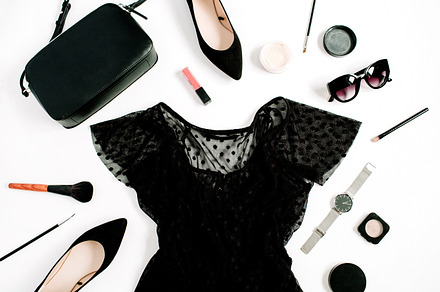 Female clothes and accessories featuring flat, lay, and fashion, a Beauty & Fashion Photo by Floral Deco