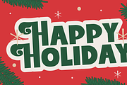 Holmie – Christmas Display Font, a Sans Serif Font by MaikoHatta (Thumbnail 2 of 8)
