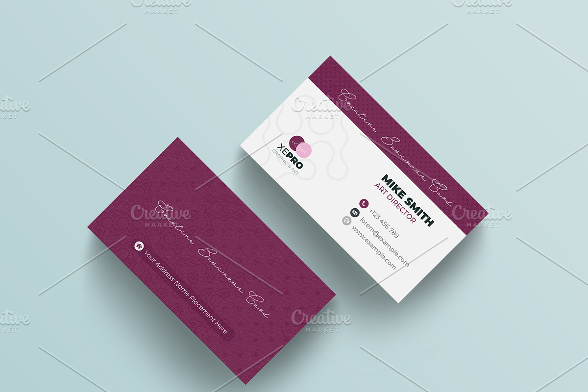 Modern Business Card, a Business Card Template by Cristal Pioneer (Photo 3 of 4)