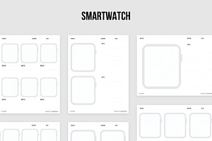 Printable UI Sketch Templates