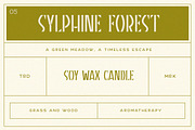 AMARIELLE Stencil Display Font, a Sans Serif Font by Letterhend Studio (Thumbnail 5 of 9)