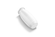 White Plastic Yogurt Bottle 3D Model, an Object 3D Model by rebrandy (Thumbnail 3 of 9)