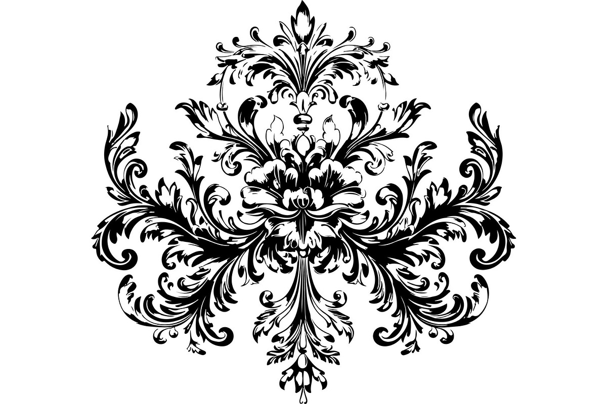 Vintage Floral Ornament & Wreath SVG, an Object Graphic by Gfx_Store (Photo 3 of 16)