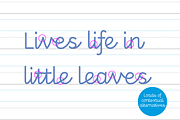 KID CURSIVE | school & teacher font, a Script Font by Little Type Factory (Thumbnail 4 of 13)