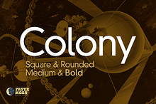 PM Colony Classic Sci-Fi Font