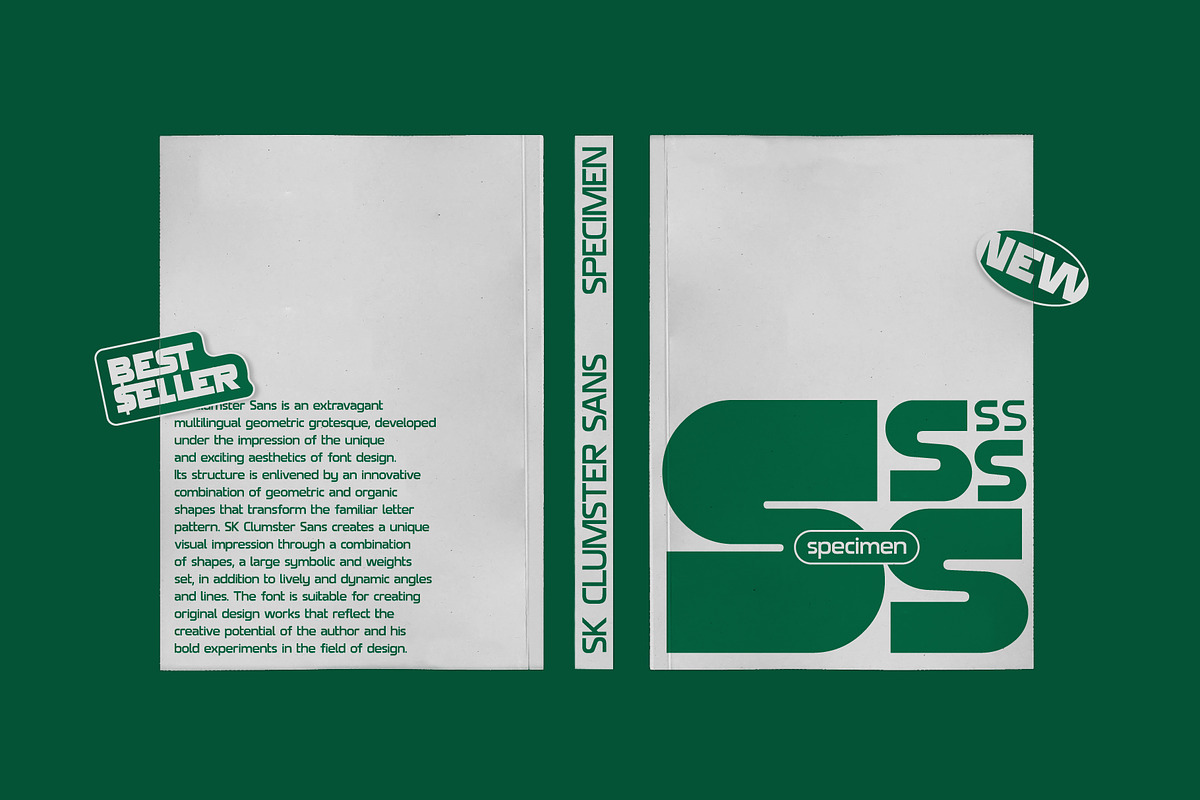 SK Clumster Sans — Modern Sans Serif, a Font by Shriftovik Type Foundry (Photo 10 of 20)
