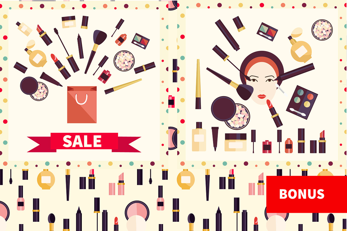 Vector cosmetic elements., an Illustration by Little A (Aigul) (Photo 4 of 4)