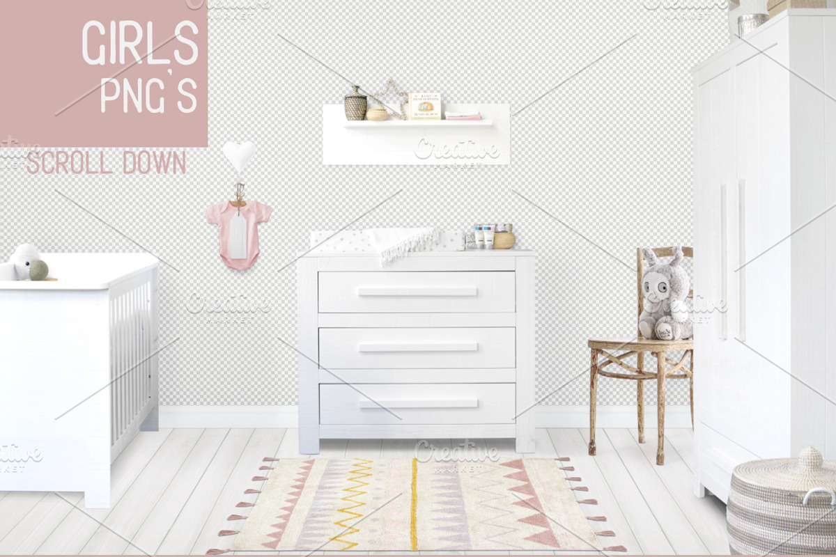 Kids Room Wall/Frame Mock Up 24, a Print Template by Whimsicality (Photo 11 of 13)
