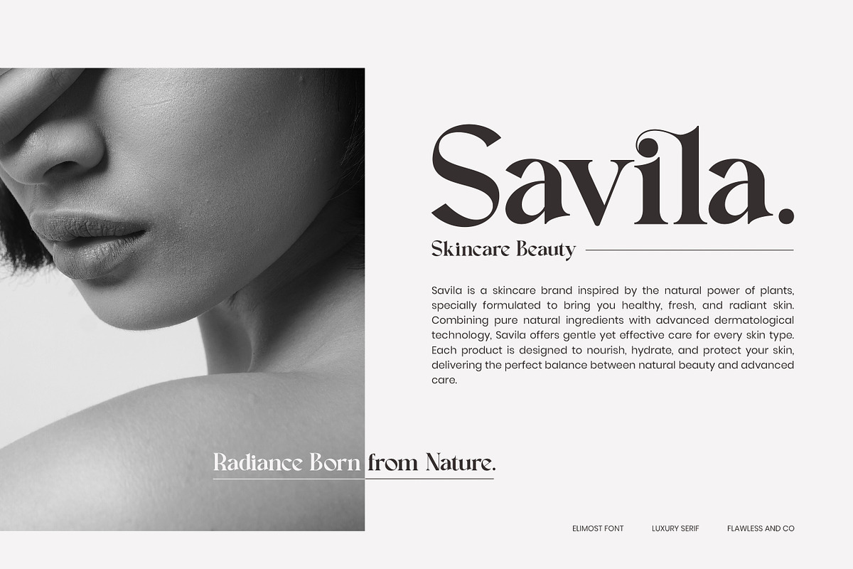 Elimost - Luxury Serif Font, a Serif Font by Flawless And Co (Photo 3 of 10)