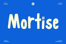 CS Mortise – Fun Handwritten Font