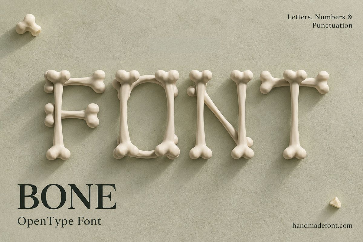 Bone Font, a Serif Font by Handmadefont (Photo 15 of 15)
