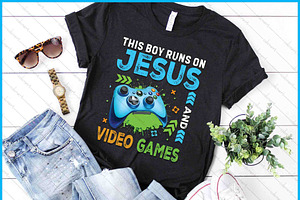 This Boy Runs On Jesus And VideoGame, a Graphic by Creativeusart