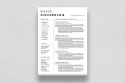 Canva Minimal Resume Template, a Resume Template by DesignDevisers (Thumbnail 3 of 10)