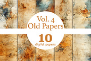 Old Paper Backgrounds | Vintage, a Pattern Graphic by GlamArtZhanna (Thumbnail 1 of 3)