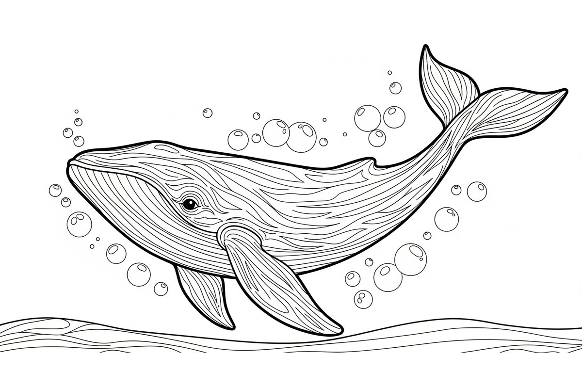 Whale Line Art Vector Bundle, an Illustration by yasushie (Photo 42 of 51)