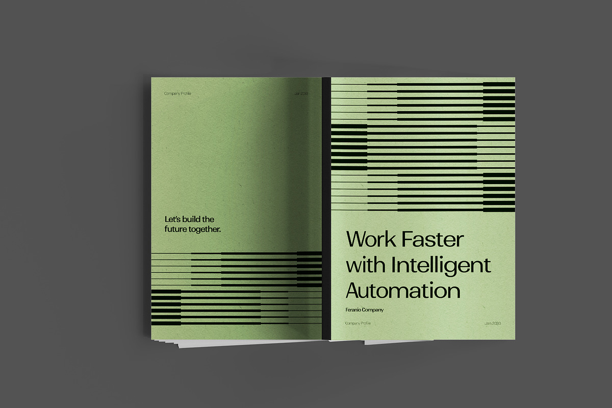 Green Minimal Company Profile, a Brochure Template by Neermana (Photo 12 of 12)
