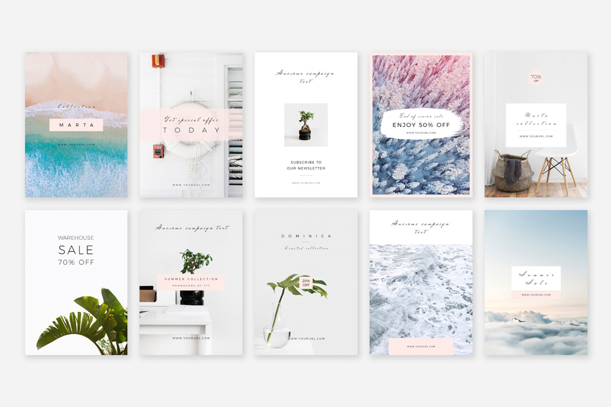 Pink Pinterest Pack, a Social Media Template by Swiss_cube (Photo 2 of 3)