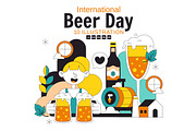 10 International Beer Day, a Food Illustration by denayunebgt (Thumbnail 1 of 4)