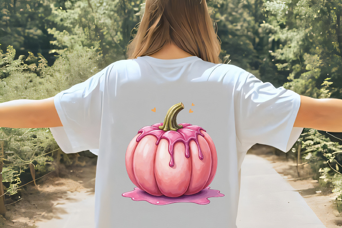 Pink Halloween Pumpkin Clipart, an Illustration by CrexoraLab (Photo 5 of 5)