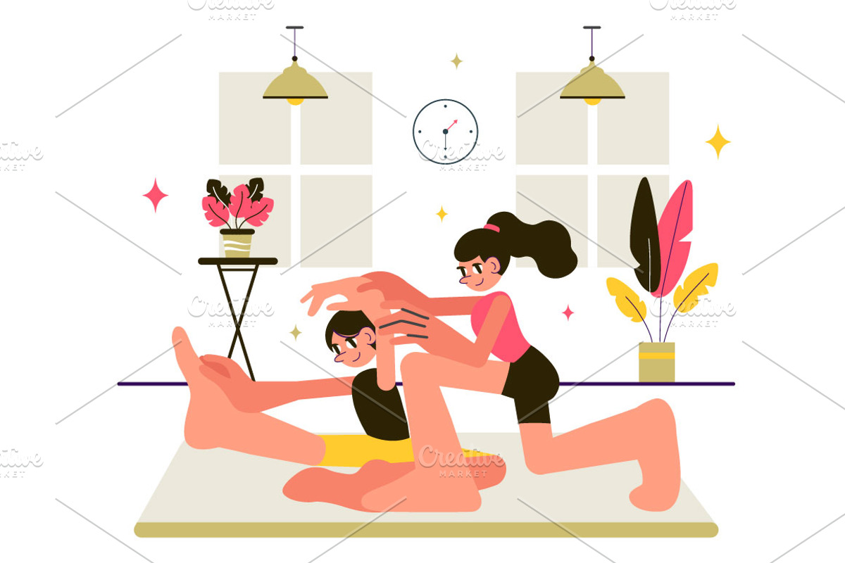 10 Rhythmic Gymnastics Illustration, a Sport Illustration by denayunebgt (Photo 4 of 4)