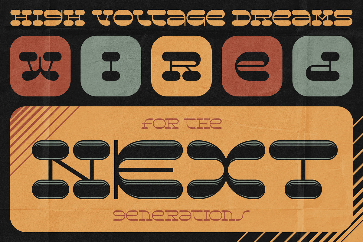 Resistor Slab Font, a Slab Serif Font by Gleb Guralnyk (Photo 3 of 7)
